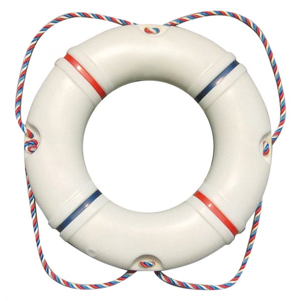 Dock Edge® - Poolside Ring 19" White Life Ring