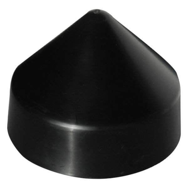 Dock Edge® - 9" D Black PVC Conical Piling Cap