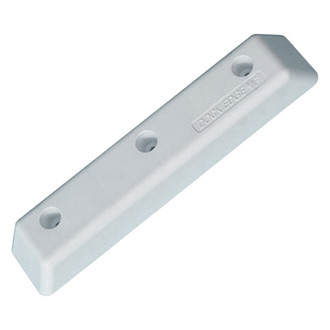 Dock Edge® - Protect™ 8" L x 2-1/2" H x 1-1/2" T White PVC Corner Mount Dock Bumper