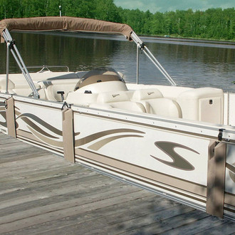 Dock Edge® DE53131F - Toon Fender™ 36" L x 6" W Cream One Eye Flat Fender