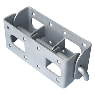 Dock Edge® - 13" W x 5-1/4" H x 4-3/4" T Galvanized Steel Heavy Duty Connector
