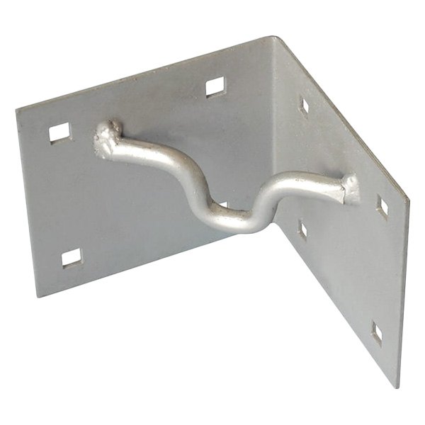 Dock Edge® - 5-7/8" L x 5-1/4" H Galvanized Steel inside Corner End with Anchor Tie Down Bar