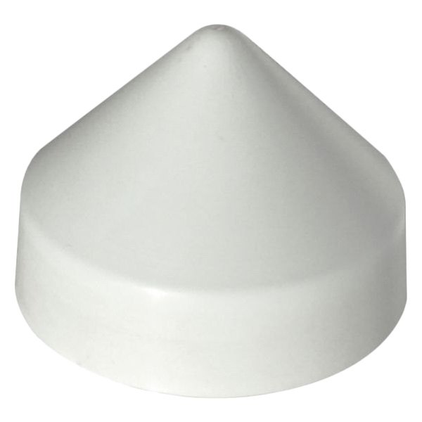 Dock Edge® - 7" D White PVC Conical Piling Cap
