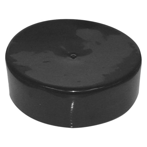 Dock Edge® - 12" D Black PVC Flat Piling Cap