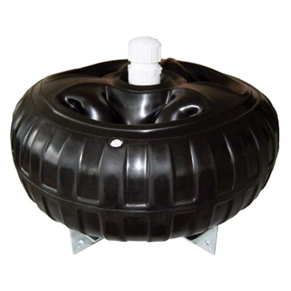 Dock Edge® - 18" D Black Corner Mount Inflatable Dock Wheel