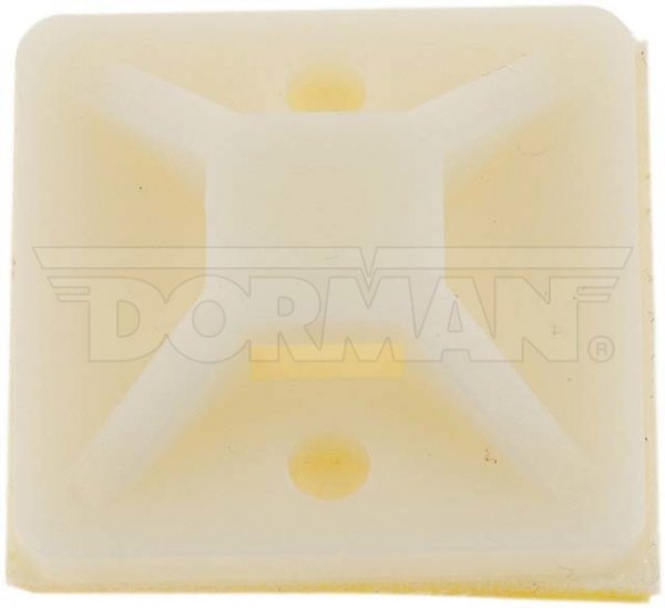 Dorman® - Nylon White Adhesive Back Wire Tie Mounts
