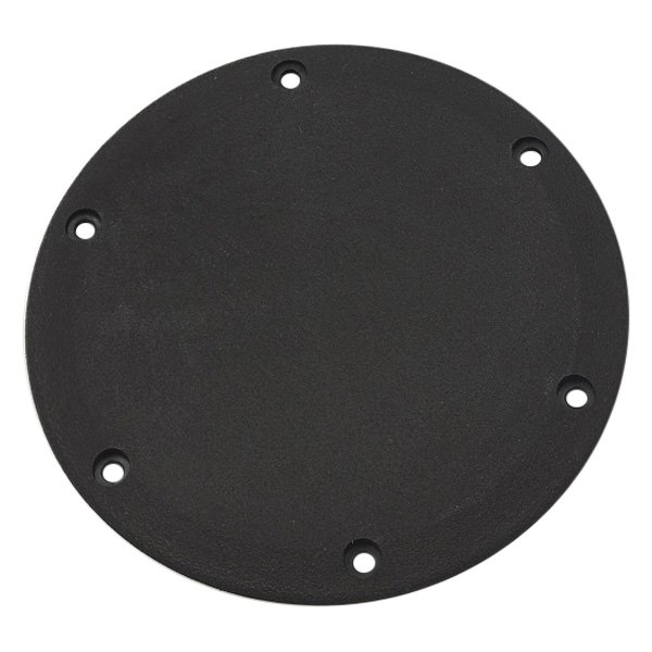 DPI Marine® - 4" D Black Down Deck Plate
