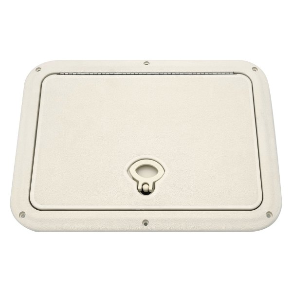 DPI Marine® - Flush Series 13-5/16" L x 9-3/8" W White Rectangular Inspection Hatch