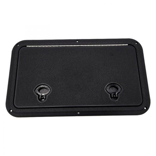 DPI Marine® - Flush Series 17-1/4" L x 9-3/8" W Black Rectangular Inspection Hatch