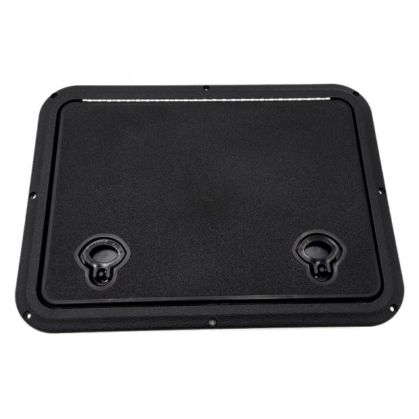 DPI Marine® - Flush Series 15-15/16" L x 11-1/4" W Black Rectangular Inspection Hatch