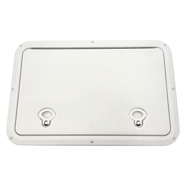 DPI Marine® - Flush Series 18-3/16" L x 11-1/4" W Polar White Rectangular Inspection Hatch