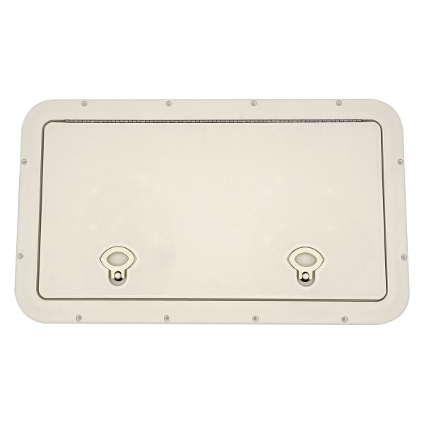 DPI Marine® - Flush Series 20-5/8" L x 11" W Marine White Rectangular Inspection Hatch