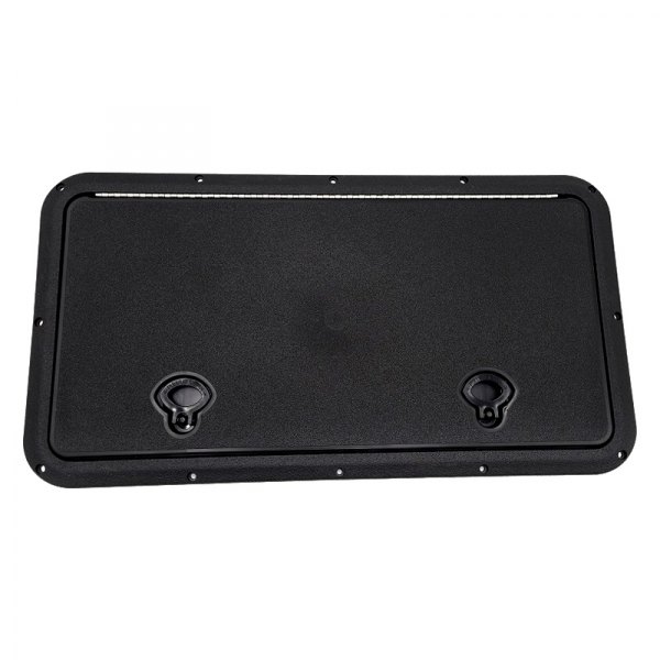 DPI Marine® - Flush Series 22-3/8" L x 11-1/4" W Black Rectangular Inspection Hatch