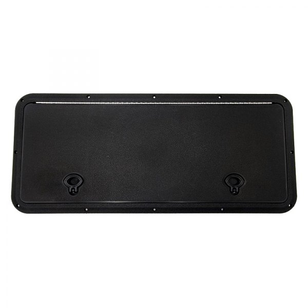 DPI Marine® - Flush Series 28-1/4" L x 11-1/4" W Black Rectangular Inspection Hatch