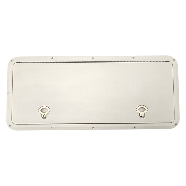DPI Marine® - Flush Series 28-1/4" L x 11-1/4" W Marine White Rectangular Inspection Hatch