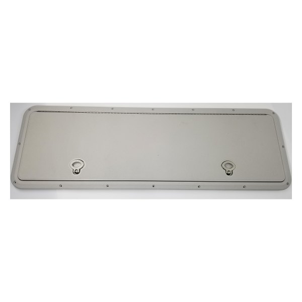 DPI Marine® - Flush Series 34-1/4" L x 11-1/4" W Light Gray Rectangular Inspection Hatch