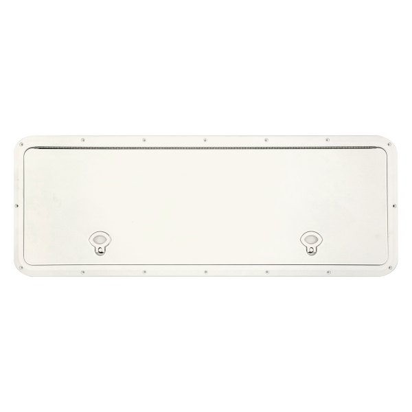 DPI Marine® - Flush Series 34-1/4" L x 11-1/4" W Polar White Rectangular Inspection Hatch