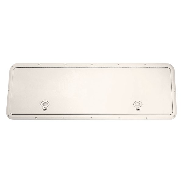 DPI Marine® - Flush Series 38-1/8" L x 11-1/4" W Marine White Rectangular Inspection Hatch