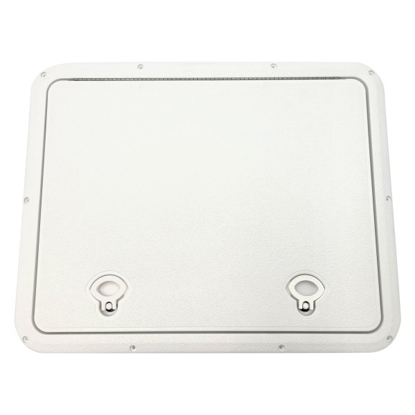 DPI Marine® - Flush Series 19-1/2" L x 15-1/8" W Polar White Rectangular Inspection Hatch