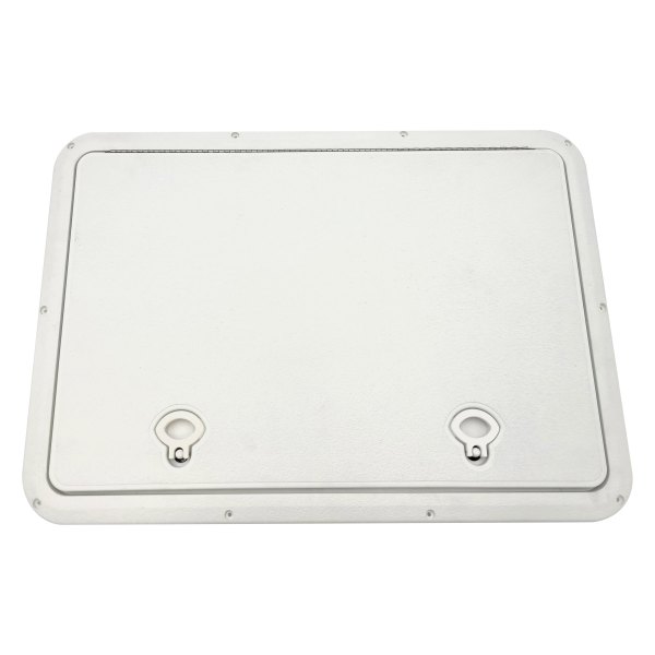 DPI Marine® - Flush Series 23-1/8" L x 15-1/8" W Polar White Rectangular Inspection Hatch