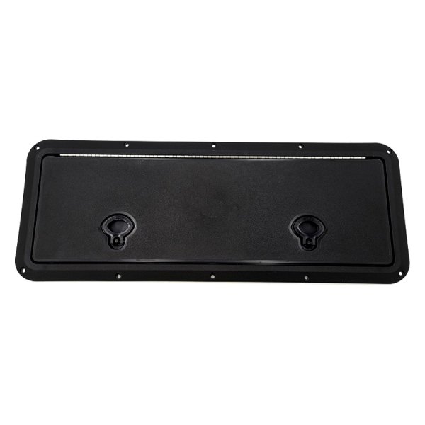 DPI Marine® - Flush Series 22-5/8" L x 7-3/8" W Black Rectangular Inspection Hatch