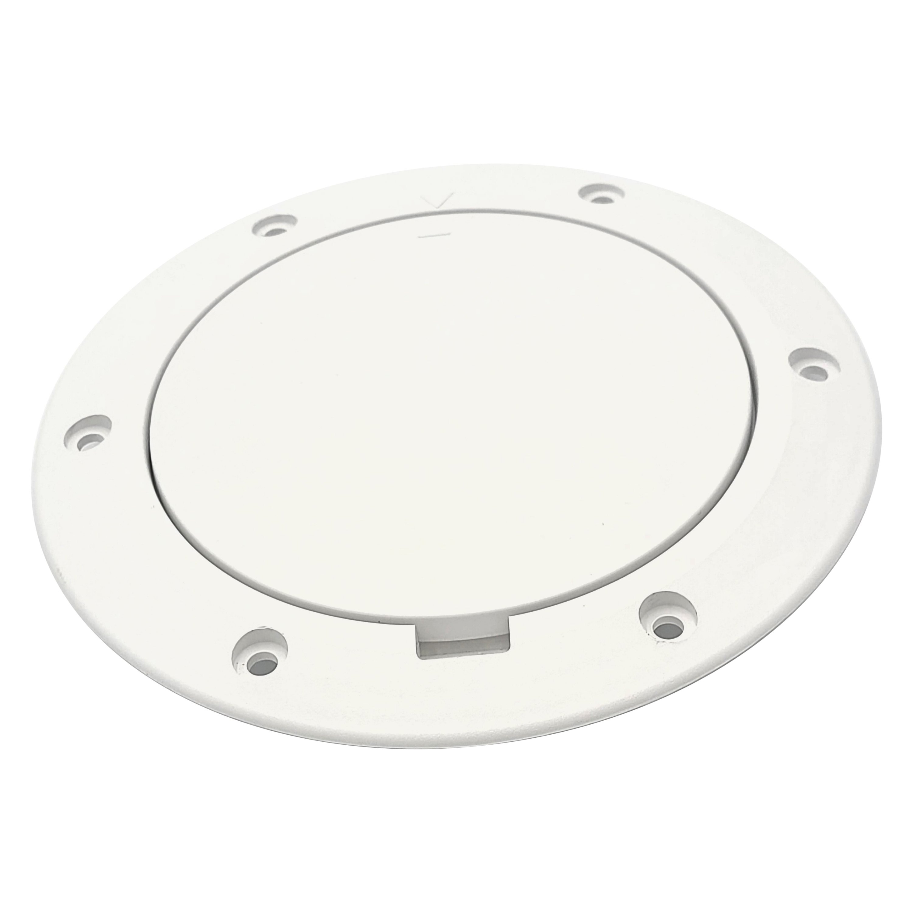 DPI Marine® DPPRY4PW 4" D Polar White PryOut Deck Plate