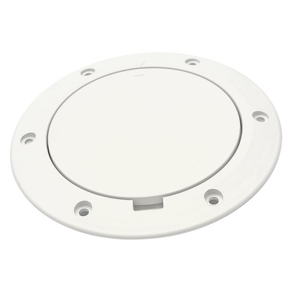 DPI Marine® - 4" D Polar White Pry-Out Deck Plate