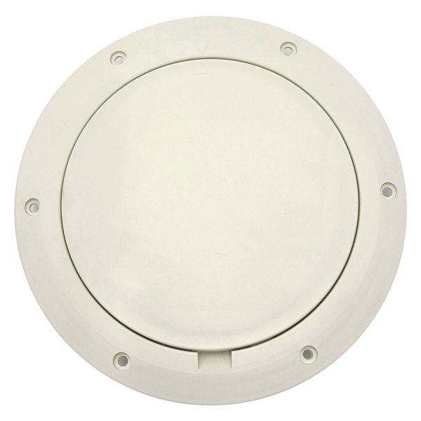 DPI Marine® - 6" D Marine White Pry-Out Deck Plate