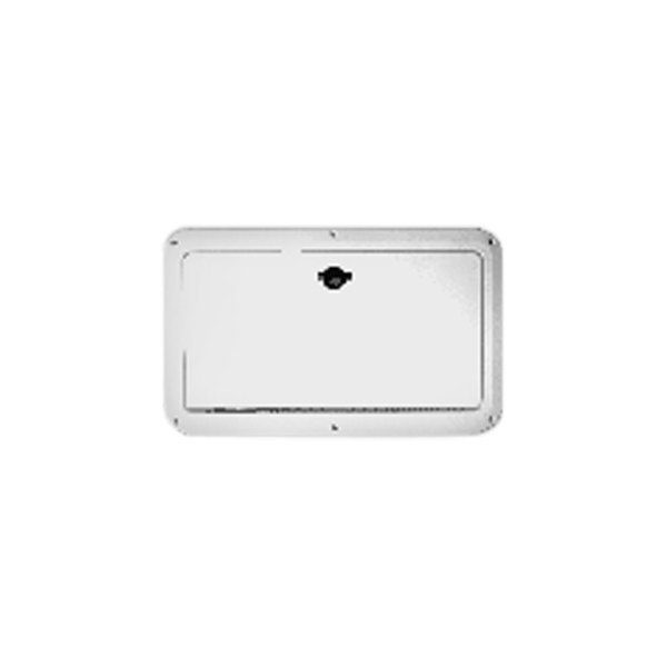 DPI Marine® - Vertical Series 13-1/2" L x 7-3/8" W Polar White Rectangular Inspection Hatch