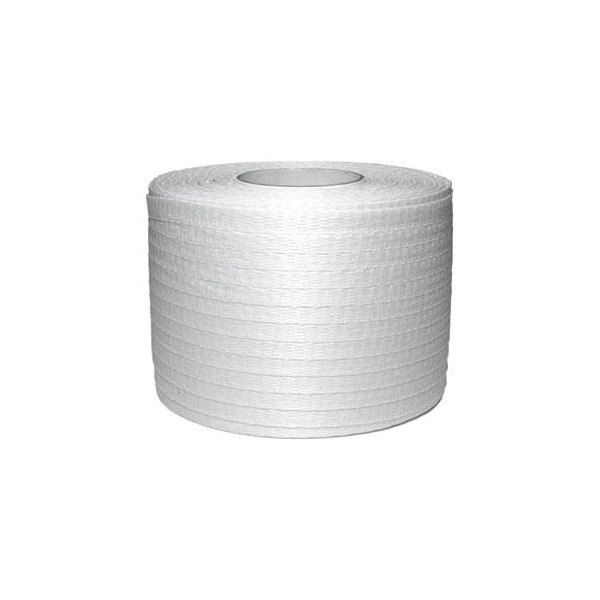 Dr.Shrink® - 2100' L x 3/4" W White Woven Strapping