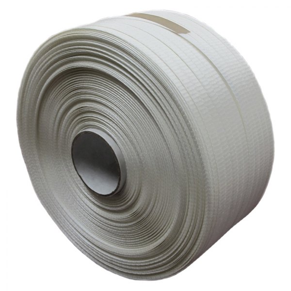 Dr.Shrink® - 1500' L x 1/2" W White Woven Heavy Duty Cord Strapping