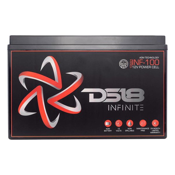 DS18® - Infinite™ 2800 W 100 Ah AGM Audio Power Battery