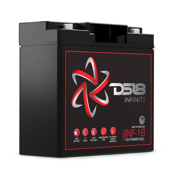 DS18® - Infinite™ 750 W 18 Ah AGM Audio Power Battery