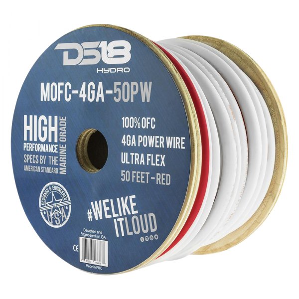 DS18® - HYDRO 4 AWG 50' Power Wire