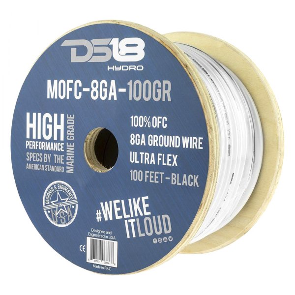 DS18® - HYDRO 8 AWG 100' Ground Wire