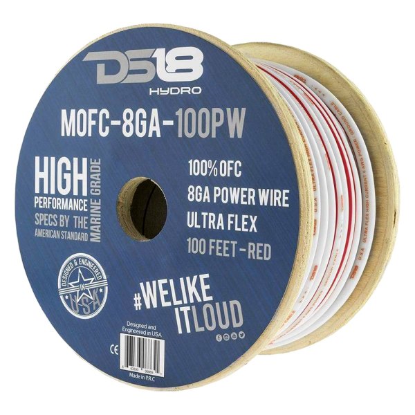 DS18® - HYDRO 8 AWG 100' Power Wire
