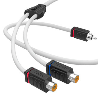DS18® - 2 RCA F to 1 RCA M 1' Audio Y-Cable