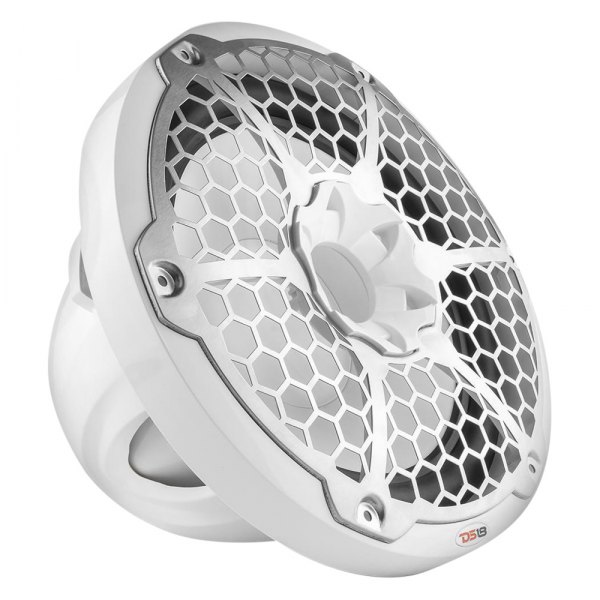 DS18® - HYDRO 700W 12" White Flush Mount SVC Subwoofer with LED Lights