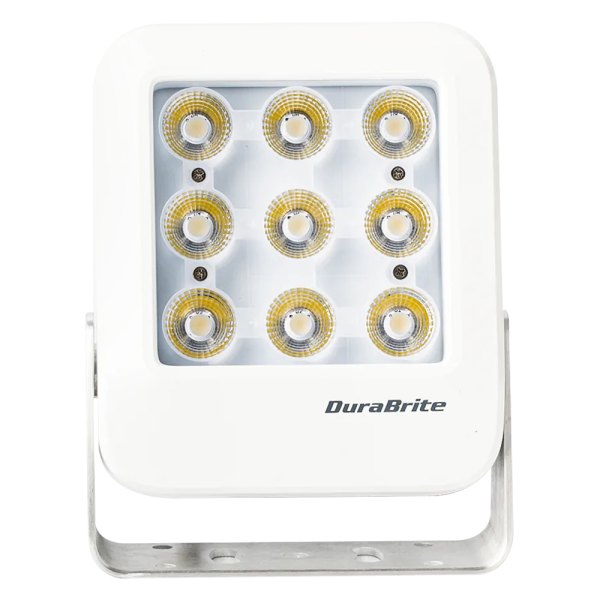 DuraBrite® - Nano Series 50 W 20° 7500 lm 12 - 24 V DC 5.5" L x 1.9" W x 7" H White Housing White Bracket Mount Dimming Ready LED Spot Light