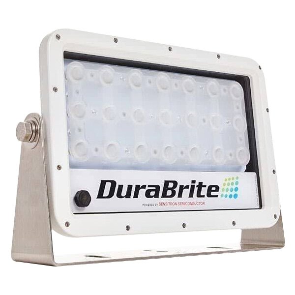DuraBrite® - Mini Series 144 W 76° 16670 lm 12 - 24 V DC 12.9" L x 3.1" W x 8.3" H White Housing White Bracket Mount LED Flood Light