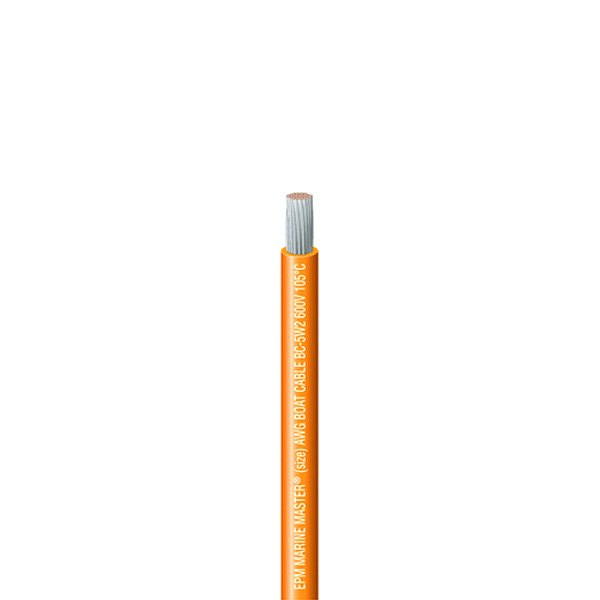 East Penn® - 16 AWG 100' Orange Tinned Primery Wire