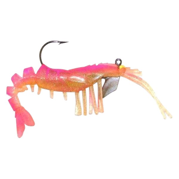 Egret Baits® - Vudu™ Shrimp 3.25" 1/4 oz. Pink Soft Baits