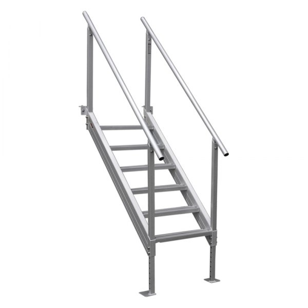 Extreme Max® - Aluminum 6-Step Universal Mount Dock Ladder