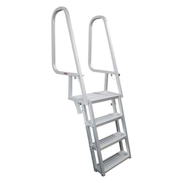 Extreme Max® - Deluxe 31-1/4" H 4-Step Flip-Up Dock Ladder