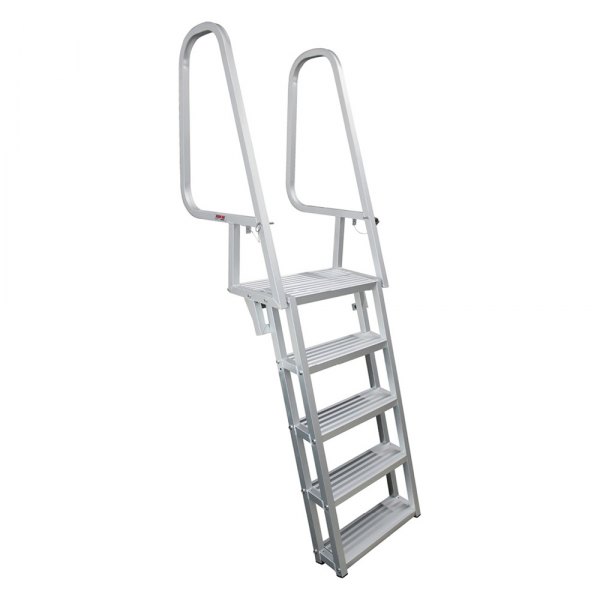 Extreme Max® - Deluxe 41-1/2" H 5-Step Flip-Up Dock Ladder