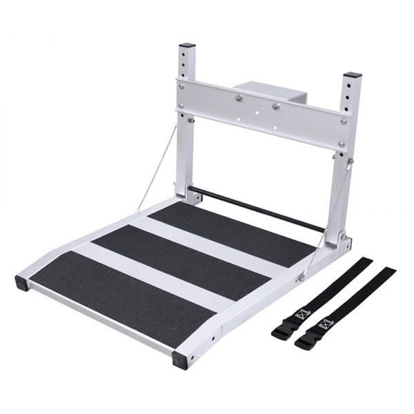 Extreme Max® - White 1-Step Dog Ladder/Ramp Platform
