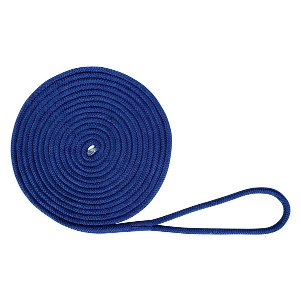 Extreme Max® - BoatTector 1/2" D x 25' L Royal Blue Nylon Double Braid Dock Line