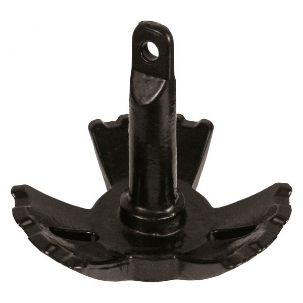 Extreme Max® - BoatTector 35 lb Black Vinyl Coated Iron River Anchor