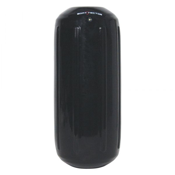 Extreme Max® - BoatTector 6.5" D x 15" L Black Line Through Center Cylindrical Inflatable Fender
