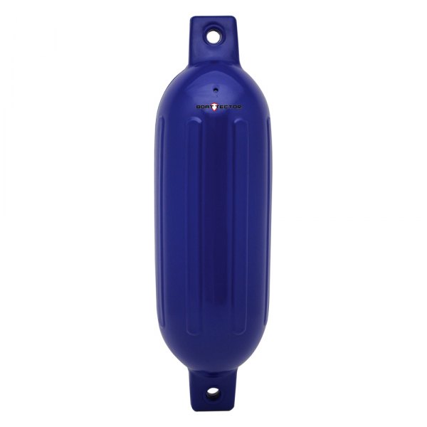 Extreme Max® - BoatTector 6.5" D x 22" L Cobalt Blue Twin Eye Cylindrical Inflatable Fender